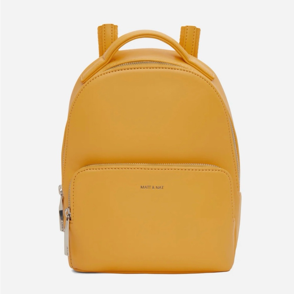 Matt & Nat Yellow Small Vegan Backpack